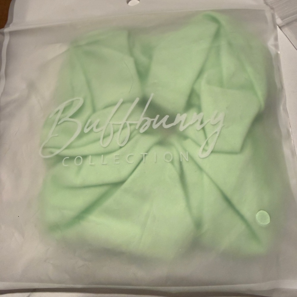 NWT BuffBunny Collection Butter Scrunchie in Honeydew